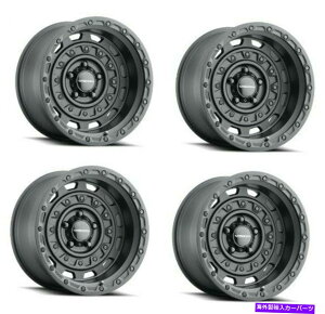 zC[@4{Zbg Zbg4 17 "rWIt[h403pTeubNzC[17x10 5x5-25mm Set 4 17" Vision Off-Road 403 Tactical Satin Black Wheels 17x10 5x5 Rims -25mm