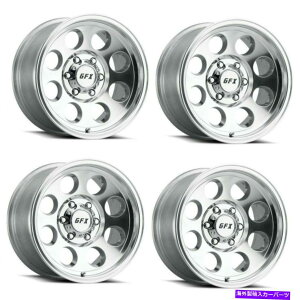 ホイール 4本セット セット4 17 "G-FX TR-16研磨ホイール17x9 6x9 0mmトラック/SUVリム Set 4 17" G-FX TR-16 Polished Wheels 17x9 6x5.5 0mm Truck/SUV Rims