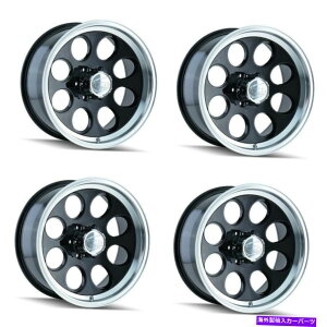 zC[@4{Zbg Zbg4 15 "CI171ubN/@BHzC[15x8 5x5gbN-27mm Set 4 15" Ion 171 Black/Machined Wheels 15x8 5x5 Truck Rims -27mm