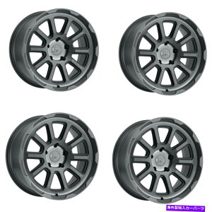 �z�C�[���@4�{�Z�b�g �Z�b�g4 18 �u���b�N�T�C�`�F�C�X�u���V�K�����^������18x9.5 5x5 -18mm���t�g�g���b�N Set 4 18 Black Rhino Chase Brushed Gunmetal Rims 18x9.5 5x5 -18mm Lifted Truck�y���s�A���i�z