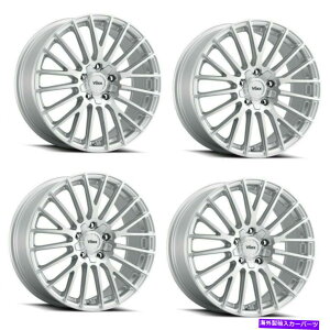 �z�C�[���@4�{�Z�b�g �Z�b�g4 18x8 Voxx Capo Silver Mach Face Wheels 5x110/ 5x115 45mm��qw/���O Set 4 18x8 Voxx Capo Silver Mach Face Wheels 5x110/5x115 45mm Passenger w/ Lugs�y���s�A���i�z