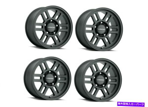 zC[@4{Zbg Zbg4 17 "rWIt[h355}NX2I[o[hTeubNzC[17x9 6x135 0mm Set 4 17" Vision Off-Road 355 Manx 2 Overland Satin Black Wheels 17x9 6x135 0mm