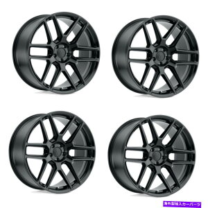 �z�C�[���@4�{�Z�b�g �Z�b�g4 18 �}���h���X�I�b�g�[�O���X�u���b�N18x9.5 5x112�z�C�[��45mm���� Set 4 18 Mandrus Otto Gloss Black 18x9.5 5x112 Wheels 45mm Rims�y���s�A���i�z