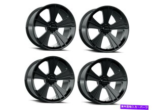 zC[@4{Zbg Zbg4 20 "rW327~TCubN~hX|[N20x11 5x115 27mm}bXJ[ Set 4 20" Vision 327 Missile Black Milled Spoke Rims 20x11 5x115 27mm Muscle Car