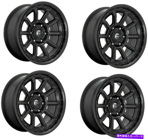 zC[@4{Zbg Zbg4 17 "RD689gN}bgubNzC[17x9 5x5 +1mmW[vgbN Set 4 17" Fuel D689 Torque Matte Black Wheels 17x9 5x5 +1mm For Jeep Truck Rims