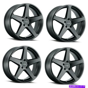 �z�C�[���@4�{�Z�b�g �Z�b�g4 17 �K�\����P2C 17x8�Z�~�O���X�u���b�N5x110�z�C�[��40mm 5���O���� Set 4 17 Petrol P2C 17x8 Semi Gloss Black 5x110 Wheels 40mm 5 Lug Rims�y���s�A���i�z