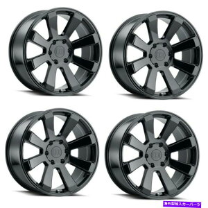 zC[@4{Zbg Zbg4 20 "x8GtH[T[20x9OXubN5x150g^gbNzC[9mm Set 4 20" Level 8 Enforcer 20x9 Gloss Black 5x150 For Toyota Truck Wheels 9mm