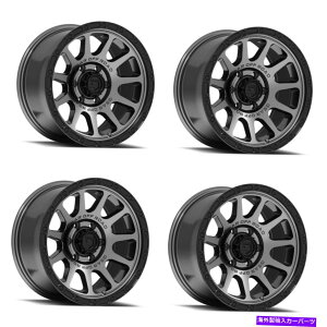 zC[@4{Zbg Zbg4 17 "MAIt[h760AB 17x8.5 6x5.5YTeubNbv0mm Set 4 17" Gear Off Road 760AB 17x8.5 6x5.5 Anthracite Satin Black Lip 0mm Rims