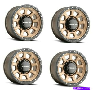 zC[@4{Zbg Zbg4 17 "rWIt[h350 OJOSuYzC[17x9 8x170gbN12mm Set 4 17" Vision Off-Road 350 Ojos Bronze Wheels 17x9 8x170 Truck Rims 12mm