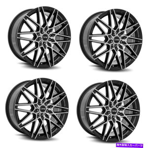 zC[@4{Zbg Zbg4 18x8 "DRW D17 18x8OXubN}VtFCX5x100/114.3zC[40mm Set 4 18x8" DRW D17 18x8 Gloss Black Machine Face 5x100/114.3 Wheels 40mm Rims