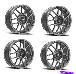 �z�C�[���@4�{�Z�b�g �Z�b�g4 17 DRIFZ 313G 17x8 5x4.5 5x120�O���t�@�C�g�z�C�[��40mm���� Set 4 17 Drifz 313G 17x8 5x4.5 5x120 Graphite Wheels 40mm Rims�y���s�A���i�z