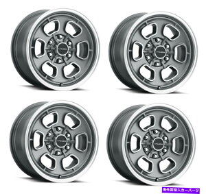 �z�C�[���@4�{�Z�b�g �Z�b�g4 17 Vision American Muscle 148 Shift Satin Gray�@�B���H17x8 6x5.5 19mm Set 4 17 Vision American Muscle 148 Shift Satin Grey Machined 17x8 6x5.5 19mm�y���s�A���i�z