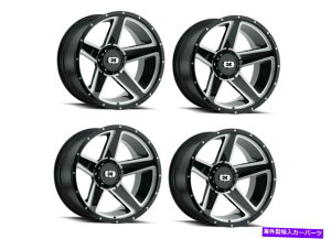 zC[@4{Zbg Zbg4 16 "Vision HD 390 Empire Gloss Black Milled Spoke Wheels 16x6 6x5.5 0mm Set 4 16" Vision HD 390 Empire Gloss Black Milled Spoke Wheels 16x6 6x5.5 0mm