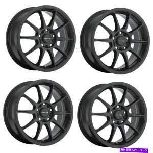 zC[@4{Zbg Zbg4 16 "rWXg[g425xC}bgubNzC[16x7 5x112Xg[g38mm Set 4 16" Vision Street 425 Bane Matte Black Wheels 16x7 5x112 Street Rims 38mm