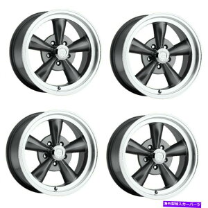 zC[@4{Zbg Zbg4 17 "rW}bX141H`K^@BHbvzC[17x8 5x4.75 0mm Set 4 17" Vision Muscle 141H Legend Gunmetal Machined Lip Wheels 17x8 5x4.75 0mm