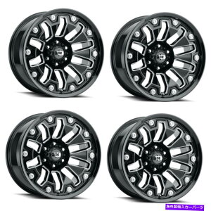 zC[@4{Zbg Zbg4 18 "rW362A[}[OXubN~OX|[NzC[18x9 6x5.512mm Set 4 18" Vision 362 Armor Gloss Black Milled Spoke Wheels 18x9 6x5.5 Rims 12mm
