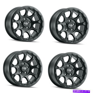 �z�C�[���@4�{�Z�b�g �Z�b�g4 17 �_�[�e�B���C�t�h���t�^�[�u���b�NW�V�~�����[�g�����O�z�C�[��17x8.5 5x5����-6mm Set 4 17 Dirty Life Drifter Black w Simulated Ring Wheels 17x8.5 5x5 Rims -6mm