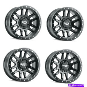 �z�C�[���@4�{�Z�b�g �Z�b�g4 17 �_�[�e�B���C�t�L���j�I���v���u���b�NW�V�~�����[�V���������O�z�C�[��17x9 6x5.5����0mm Set 4 17 Dirty Life Canyon Pro Black w Simulated Ring Wheel 17x9 6x5.5 Rims 0mm