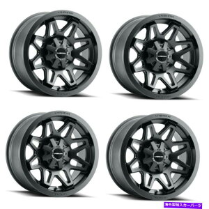 zC[@4{Zbg Zbg4 15 "Vision ATV 416 SE7EN}bgubNzC[15x7 4x15638.1mm Set 4 15" Vision ATV 416 Se7en Matte Black Wheels 15x7 4x156 Rims 38.1mm