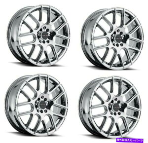 zC[@4{Zbg Zbg4 16 "rWXg[g426HNXNzC[16x7 5x10038mm Set 4 16" Vision Street 426H Cross Chrome Wheels 16x7 5x100 Rims 38mm