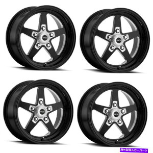 �z�C�[���@4�{�Z�b�g �Z�b�g4 17 "�r�W�����A�����J���}�b�X��571�X�|�[�c�X�^�[II�u���b�N17x4.5 5x4.5����-24mm Set 4 17" Vision American Muscle 571 Sport Star II Black 17x4.5 5x4.5 Rims -24mm