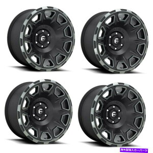 �z�C�[���@4�{�Z�b�g �Z�b�g4 17 "Fuel Vengeance D686�u���b�NDDT�A�N�Z���gRIM 17x9 6x135 -12mm�����J�[�� Set 4 17" Fuel Vengeance D686 Black DDT Accents Rim 17x9 6x135 -12mm Lincoln