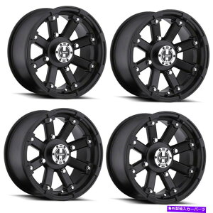 zC[@4{Zbg Zbg4 12 "rWATV 393bNAEg}bgubNzC[12x8 4x110-61mm Set 4 12" Vision ATV 393 Lockout Matte Black Wheels 12x8 4x110 Rims -61mm