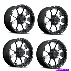 zC[@4{Zbg Zbg4 17 "MAIt[h726m 17x9 5x5/5.5ubN~[@BHO-12mm Set 4 17" Gear Off Road 726M 17x9 5x5/5.5 Black Mirror Machined Milled Lip -12mm