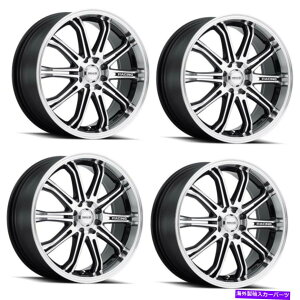 zC[@4{Zbg Zbg4 15 "}bNX41MBtFX15x6.5 5x4.5@BHtFCXbvubNANZg38mm Set 4 15" Maxxim 41MB Ferris 15x6.5 5x4.5 Machined Face Lip Black Accents 38mm