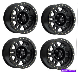 zC[@4{Zbg Zbg4 18 "rWIt[h398}NX}bgubNzC[18x9 5x5tg-12mm Set 4 18" Vision Off-Road 398 Manx Matte Black Wheels 18x9 5x5 Lifted Rims -12mm