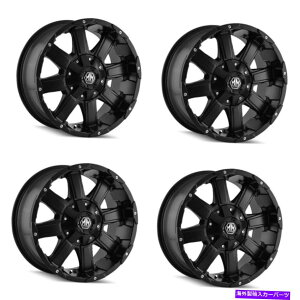 zC[@4{Zbg Zbg4 18 "CwJIX}bgubNzC[18x9 5x4.5 5x5 for jeep ford rims 18mm Set 4 18" Mayhem Chaos Matte Black Wheels 18x9 5x4.5 5x5 For Jeep Ford Rims 18mm