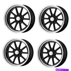 �z�C�[���@4�{�Z�b�g �Z�b�g4 18 �A�����J�����[�V���O���B���e�[�WVN510�h���t�g�u���b�N�_�C�������h�J�b�g18x8 5x5 0mm Set 4 18 American Racing Vintage VN510 Draft Black Diamond Cut 18x8 5x5 0mm�y���s�A���i�z
