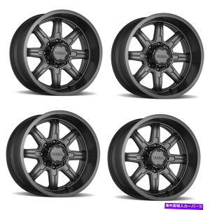 zC[@4{Zbg Zbg4 16 "Eg229SBiX16x8 8x6.5TeubNTeNAR[gzC[10mm Set 4 16" Ultra 229SB Menace 16x8 8x6.5 Satin Black Satin Clear-Coat Wheels 10mm