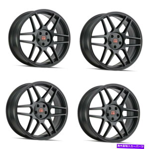 �z�C�[���@4�{�Z�b�g �Z�b�g4 18 Touren TR74�}�b�g�u���b�N�z�C�[��18x8 5x120����40mm Set 4 18 Touren TR74 Matte Black Wheels 18x8 5x120 Rims 40mm�y���s�A���i�z