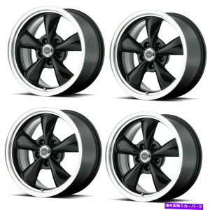 ホイール 4本セット セット4 16 "アメリカンレーシングトルクスラストM AR105 16x7 5x110 35mm光沢の黒いホイール Set 4 16" American Racing Torq Thrust M AR105 16x7 5x110 35mm Gloss Black Wheels