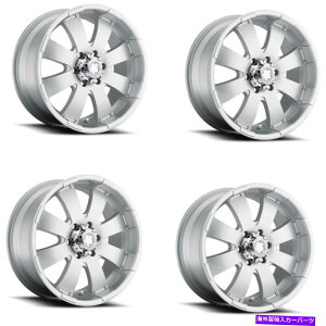 �z�C�[���@4�{�Z�b�g �Z�b�g4 17 Ultra 243S Mako 17x8 Bright Silver W Ultra Armor 8x170�z�C�[��25mm���� Set 4 17 Ultra 243S Mako 17X8 Bright Silver w Ultra Armor 8x170 Wheels 25mm Rim�y���s�A���i�z