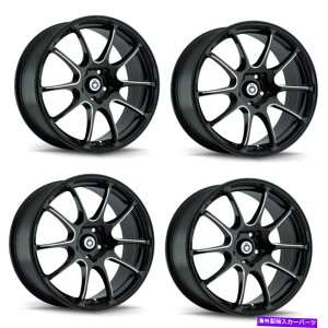 zC[@4{Zbg Zbg4 17 "Konig 24B Illusion 17x7 4x100OXubN{[Jbg@BH40mm Set 4 17" Konig 24B Illusion 17x7 4x100 Gloss Black Ball Cut Machined Spoke 40mm