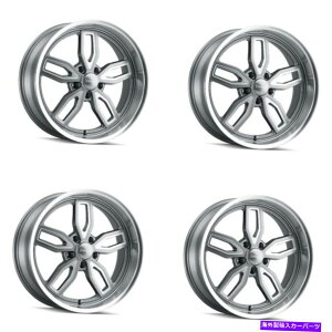 zC[@4{Zbg Zbg4 18 "Ridler 608O[W/~hX|[Nƃ_ChbvzC[18x9 5x4.5 0mm Set 4 18" Ridler 608 Grey W/ Milled Spokes & Diamond Lip Wheels 18x9 5x4.5 0mm