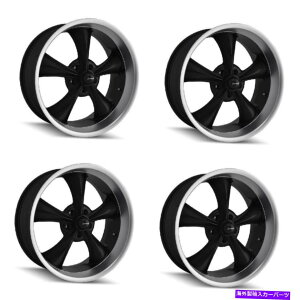 zC[@4{Zbg Zbg4 18 "h[695}bgubN/@BHbvzC[18x9.5 5x56mm Set 4 18" Ridler 695 Matte Black/Machined Lip Wheels 18x9.5 5x5 Rims 6mm