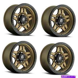 zC[@4{Zbg Zbg4 15 "RAnzauYzC[15x7 4x156 4+3 ATV UTV RIMS Set 4 15" Fuel Anza Bronze Wheels 15x7 4x156 4+3 ATV UTV Rims