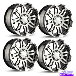 zC[@4{Zbg Zbg4 15 "rWIt[h375EHA[ubN@BH15x7.5 5x5.5 -12mm Set 4 15" Vision Off-Road 375 Warrior Black Machined Face 15x7.5 5x5.5 -12mm