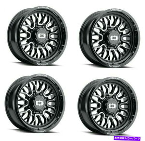 zC[@4{Zbg Zbg4 20 "Vision 402 Riot Gloss Black Machined Face Wheels20x12 8x180 Rim -51mm Set 4 20" Vision 402 Riot Gloss Black Machined Face Wheels 20x12 8x180 Rim -51mm