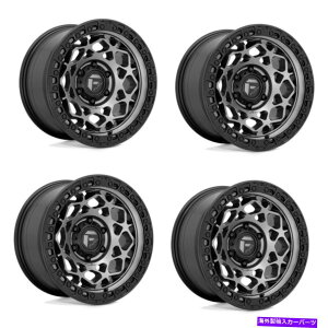 �z�C�[���@4�{�Z�b�g �Z�b�g4 17 �R��1PC D784���j�b�g�K�����^���}�b�g�u���b�N17x9 6x120�z�C�[��1mm���� Set 4 17 Fuel 1PC D784 Unit Gunmetal With Matte Black 17x9 6X120 Wheels 1mm Rim�y���s�A���i�z