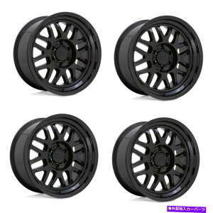 ホイール 4本セット セット4 20 "ブラックサイデルタグロスブラック20x9.5 6x120ホイール12mmトラックSUVリム Set 4 20" Black Rhino Delta Gloss Black 20x9.5 6x120 Wheels 12mm Truck SUV Rim