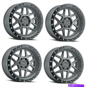 zC[@4{Zbg Zbg4 17 "ubNTCP\17x9O[w/ubNGbW{g6x135zC[0mm Set 4 17" Black Rhino Kelso 17x9 Gray w/ Black Edge & Bolts 6x135 Wheels 0mm