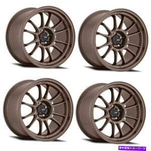 ホイール 4本セット セット4 18 "konig 47bzハイパーグラム18x9.5 5x4.5レースブロンズホイール25mmリム Set 4 18" Konig 47BZ Hypergram 18x9.5 5x4.5 Race Bronze Wheels 25mm Rims