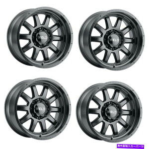�z�C�[���@4�{�Z�b�g �Z�b�g4 20 �n�ڃI�t���[�h�X�e���X20x9�T�e���u���b�N6x135/6x5.5�z�C�[��0mm���� Set 4 20 WELD Off-Road Stealth 20x9 Satin Black 6x135/6x5.5 Wheels 0mm Rims�y���s�A���i�z