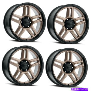 �z�C�[���@4�{�Z�b�g �Z�b�g4 17 Ultra 258bz Prowler Truck 17x9 6x5.5�_�[�N�T�e���u�����Y�z�C�[��18mm Set 4 17 Ultra 258BZ Prowler Truck 17x9 6x5.5 Dark Satin Bronze Wheels 18mm�y���s�A���i�z