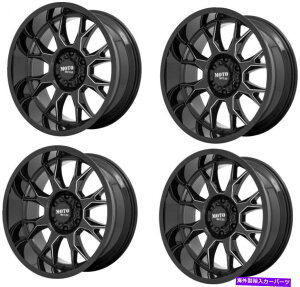 �z�C�[���@4�{�Z�b�g �Z�b�g4 20 Moto Metal MO806 20x9 Gloss Black Milled 6x120�z�C�[��0mm���� Set 4 20 Moto Metal MO806 20x9 Gloss Black Milled 6X120 Wheels 0mm Rims�y���s�A���i�z