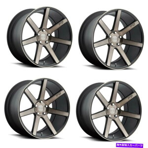 zC[@4{Zbg Zbg4 18 "jb`1PC M150 Verona MatteubN@BH18x8 5x112zC[42mm Set 4 18" Niche 1PC M150 VERONA MATTE BLACK MACHINED 18x8 5X112 Wheels 42mm Rim